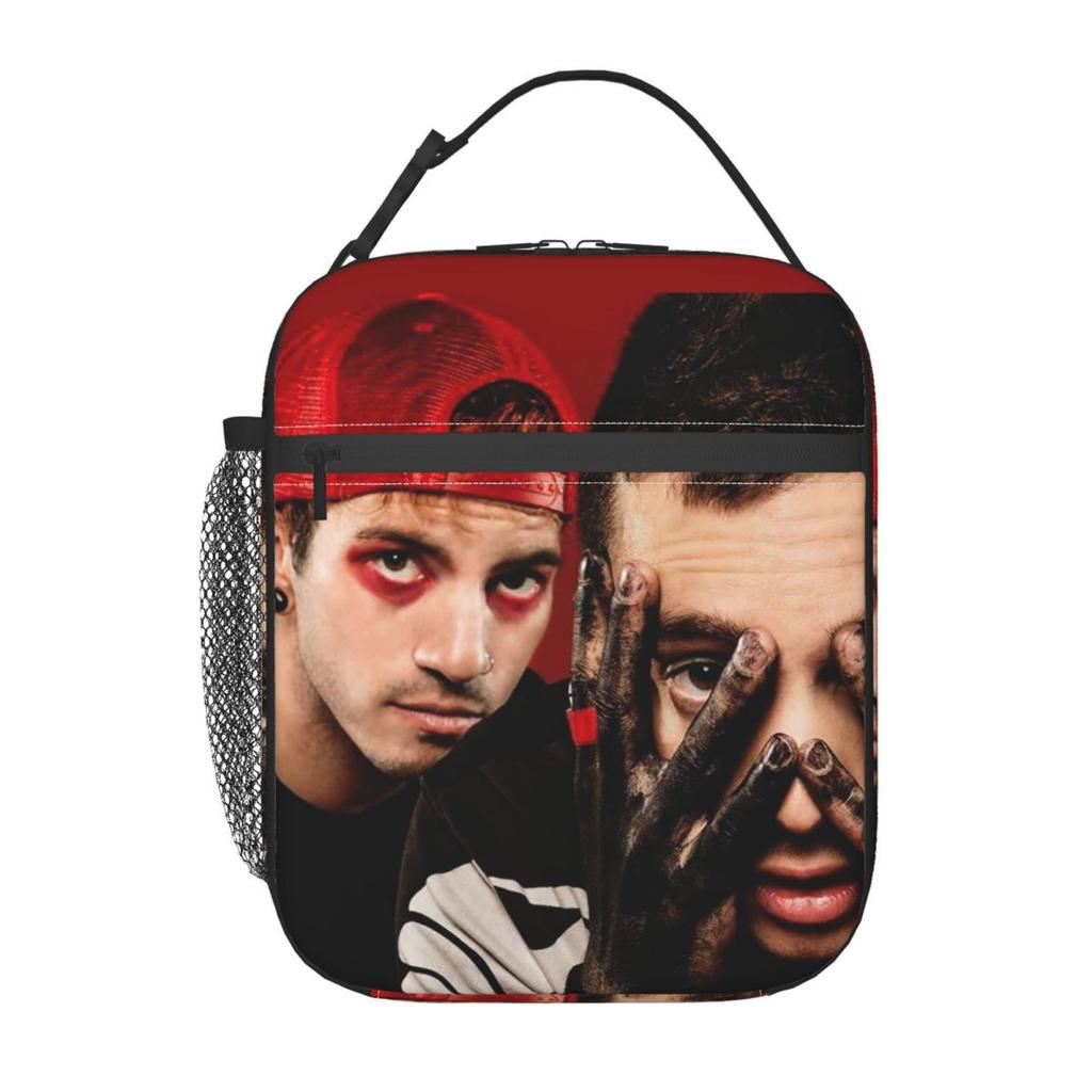 Geantă Termică pentru Prânz Twenty One Pilots pentru Femei Copii Cutii Alimentare Etanșe Geantă Tote Termică pentru Prânz