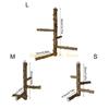 KX4B Interactively Bird Perches Stand Parrots Climbing Stand Chewable Accessory