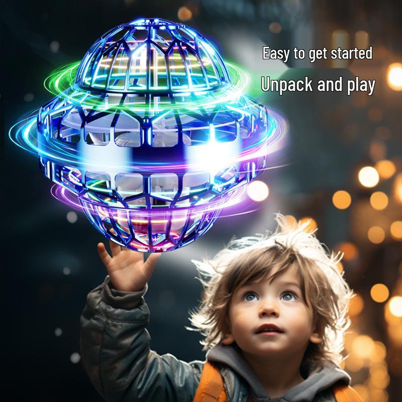 Interstellar Return UFO Luminous Gyro: Magic Flying Saucer Toy