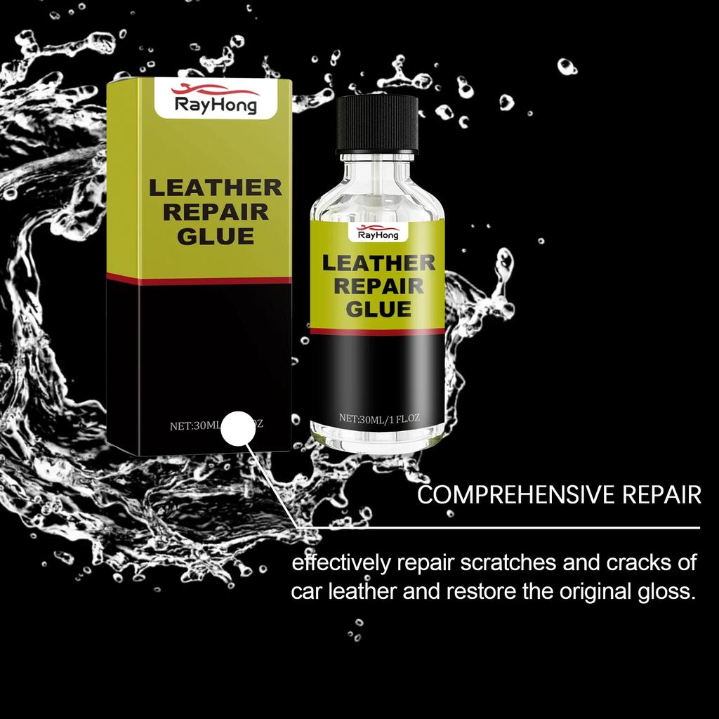 NEW Liquid Leather Repair Gel Skin Refurbish Tool Holes Scratch Cracks Restorer For Car Seats Sofa Jacket Purse Shoes