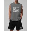 Herren Tanktop mit Grafikdruck und Shorts Polyester Set Weicher Griff Knitterarm Pflegeleicht Sommer Täglich
