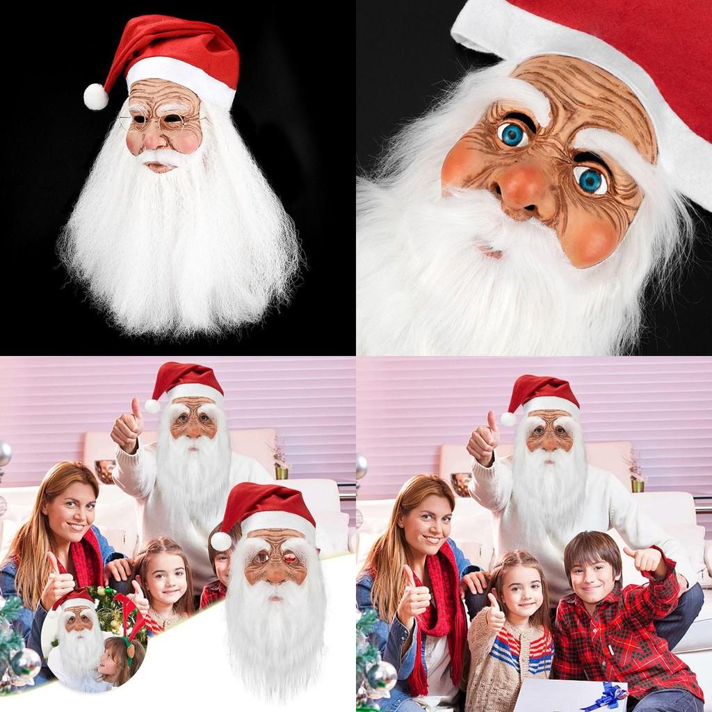 Specially Designed Santa Claus Masque For Cosplay Stage Performances And Holiday Parties