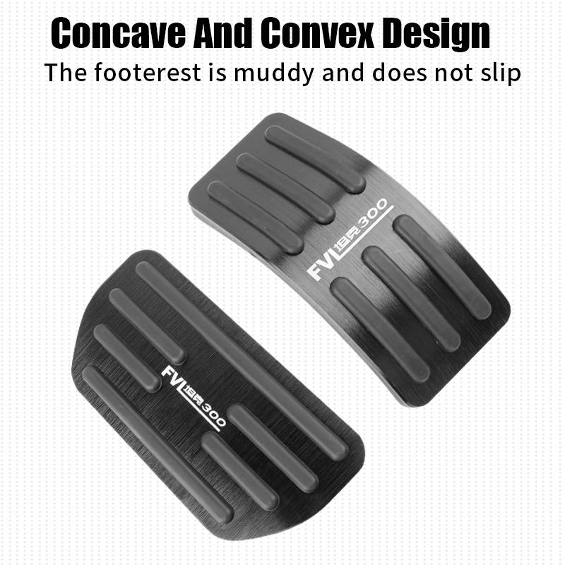 Per Great Wall GWM WEY Tank 300 -2023 Pedale Auto Antiscivolo in Acciaio Pedaliera Lega di Alluminio Gomma Copripedale Freno Accessori
