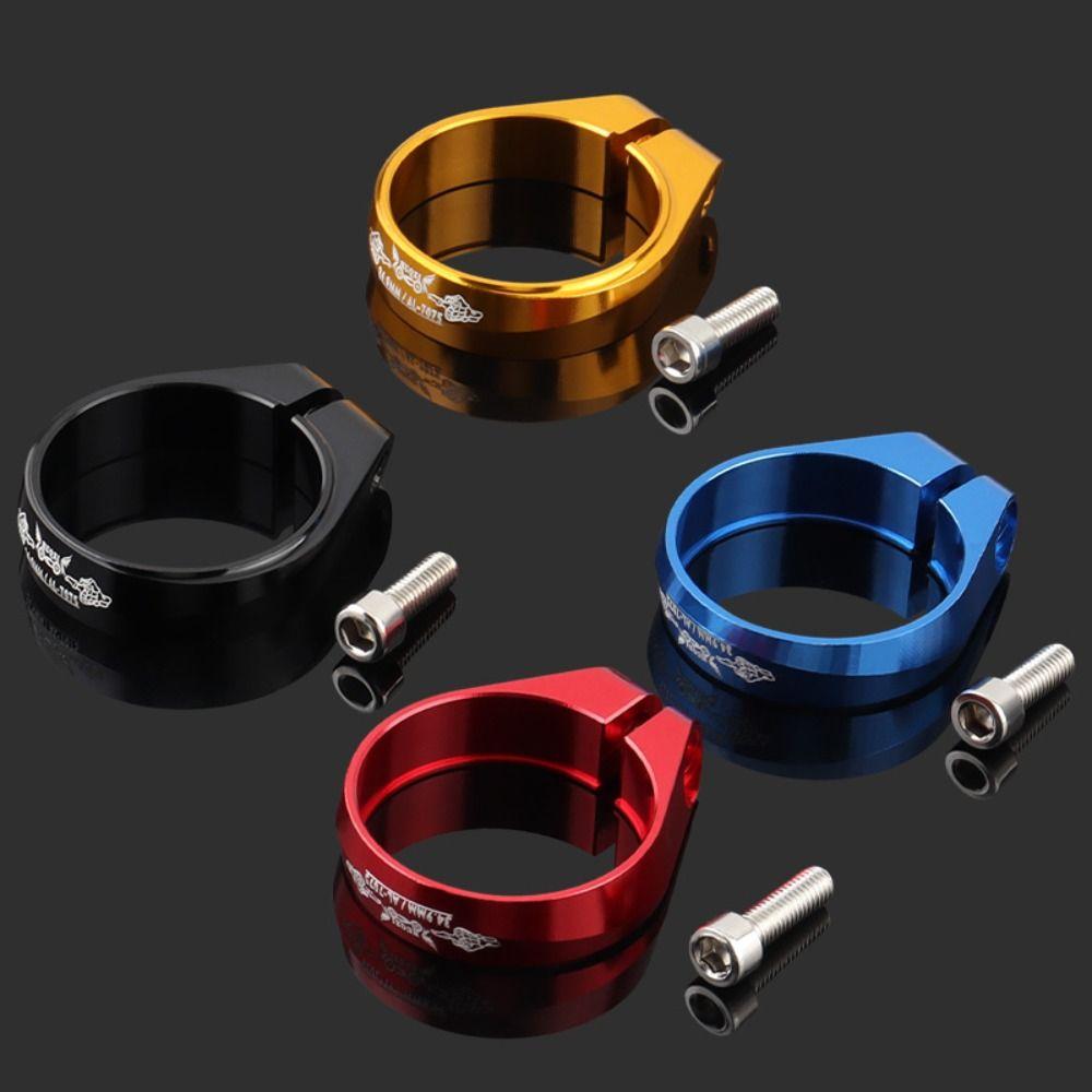 Aluminum Zinc Zinc Alloy Bicycle Seatpost Clamp Ultralight Quick Release Clamp Bike Seat Post Clamp  MTB