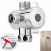 3 Way Shower for Head Diverter Adapter Connector Sprayer Arm Mount Bathroom Tool