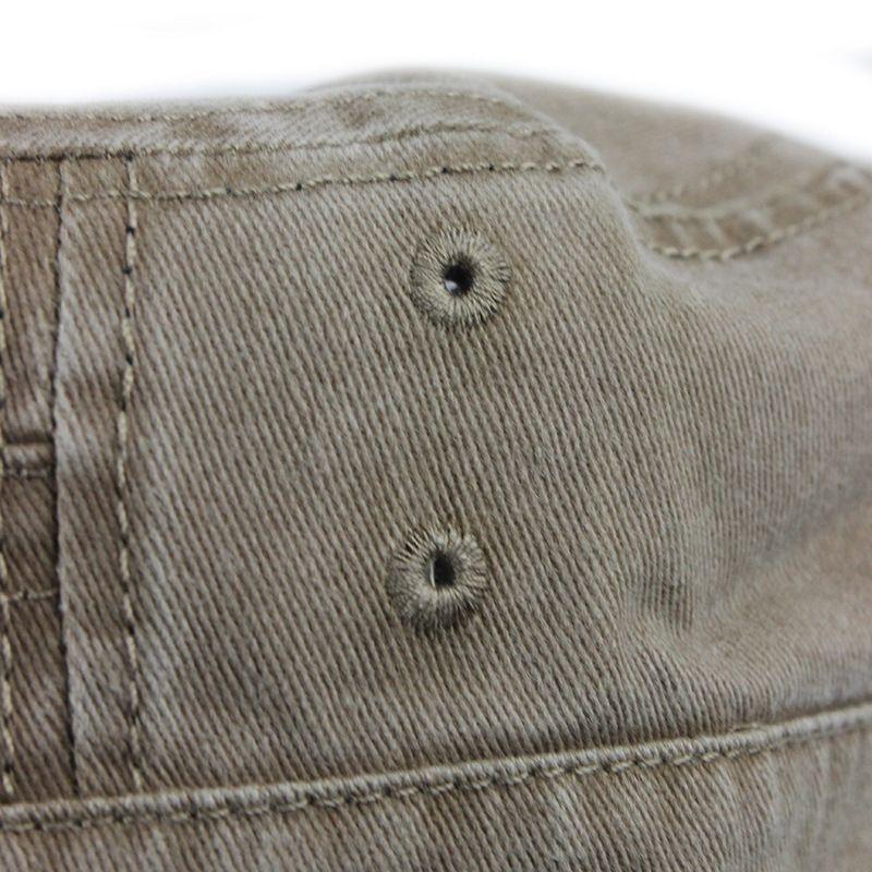 Washed Hat Spring, Summer and Autumn Cotton Flat Cap Outdoor Military Hat Men's Mesh Sun Hat