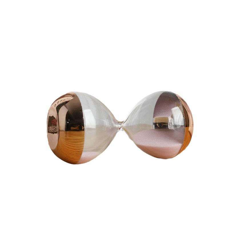 Modern Minimalist 10-Minute Transparent Hourglass Timer Ornament