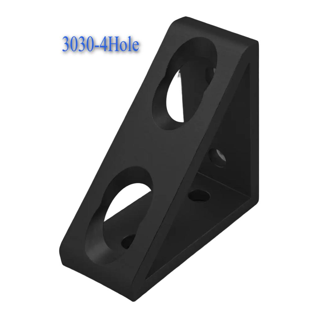 Aluminum Profile 90 Degree Block Triangle Connector Bracket For 2020 2040 3030 4040 4080 Series V-slot Aluminum Profile