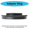 T2-fäste Teleskoplins Adapterring T2 Teleskoplins/Vikbar Lins till M42 Skruv Kropp M42x0.75 Gänga Adapterring