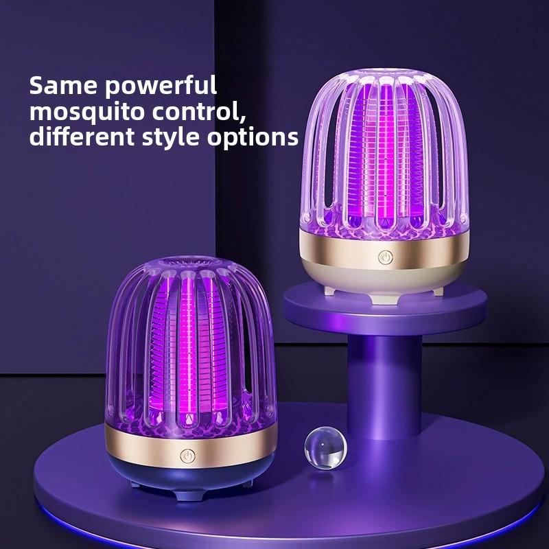 Lámpara antimosquitos eléctrica USB para interiores y exteriores, repelente de insectos portátil