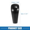 A ABSOPRO Gear Shifter Knob Shift Knob Frame Cover Trim Carbon Fiber Pattern Fits Mazda CX-3 CX-9 2016-2022 Plastic Black