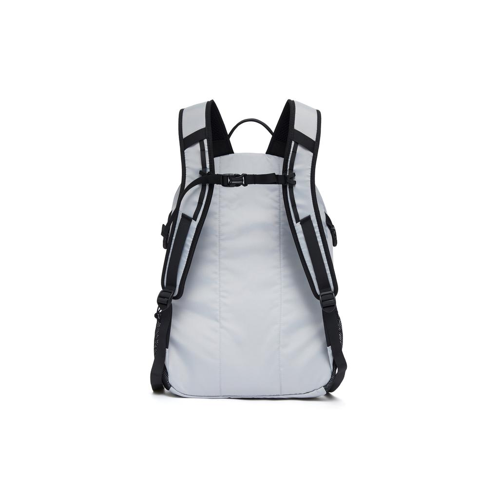 New MLB Polyester Backpack Unisex Light Gray/Black 3ABKB025N