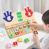 Jugendliche Hochwertiges Holz Hochwertiger Finger Hochwertige Zahlen Hochwertige Mathematik Hochwertiges Spielzeug Hochwertiger Clip Hochwertige Perlen