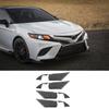 For Toyota Camry 2018   Accessories Carbon Fiber Interior Door Bowl Handle Panel Cover Trim Decals Sticker