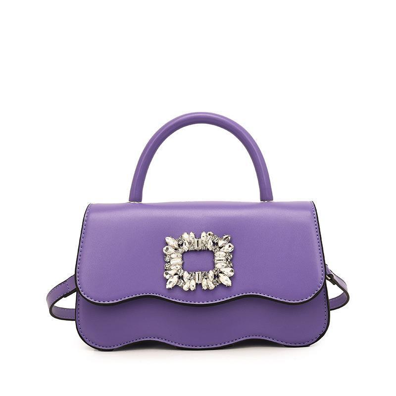 IELGY women's versatile candy-colored hand-held one-shoulder diagonal straddle fashion bag