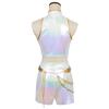 New Movie  Cosplay Costume Rumi Zoey Mira White Set Adults Kids Halloween Party Props Stage Show Accessories