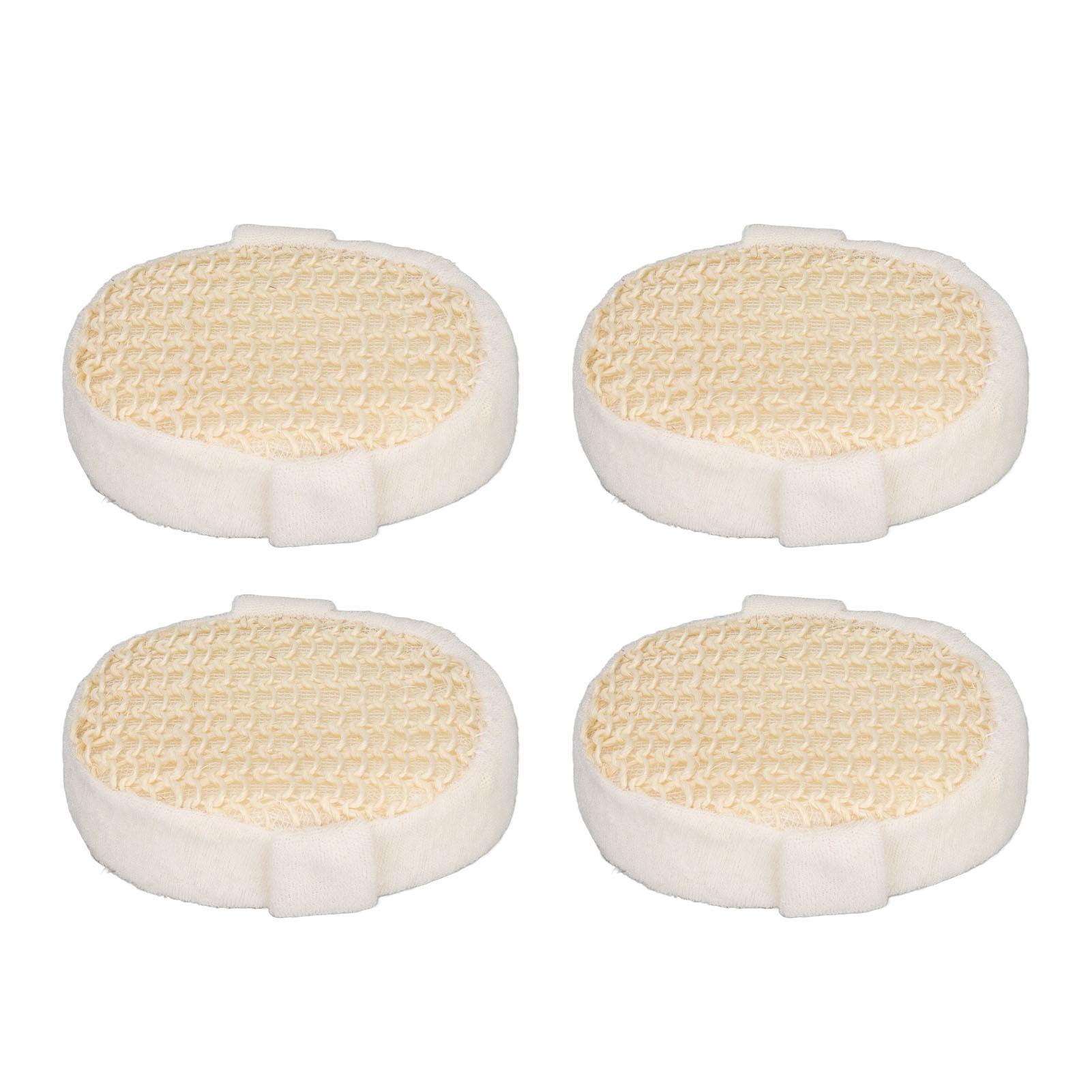 

4 шт. сизалевая губка для ванны отшелушивающее легко очищается быстро сохнет изысканная губка для душа для душа