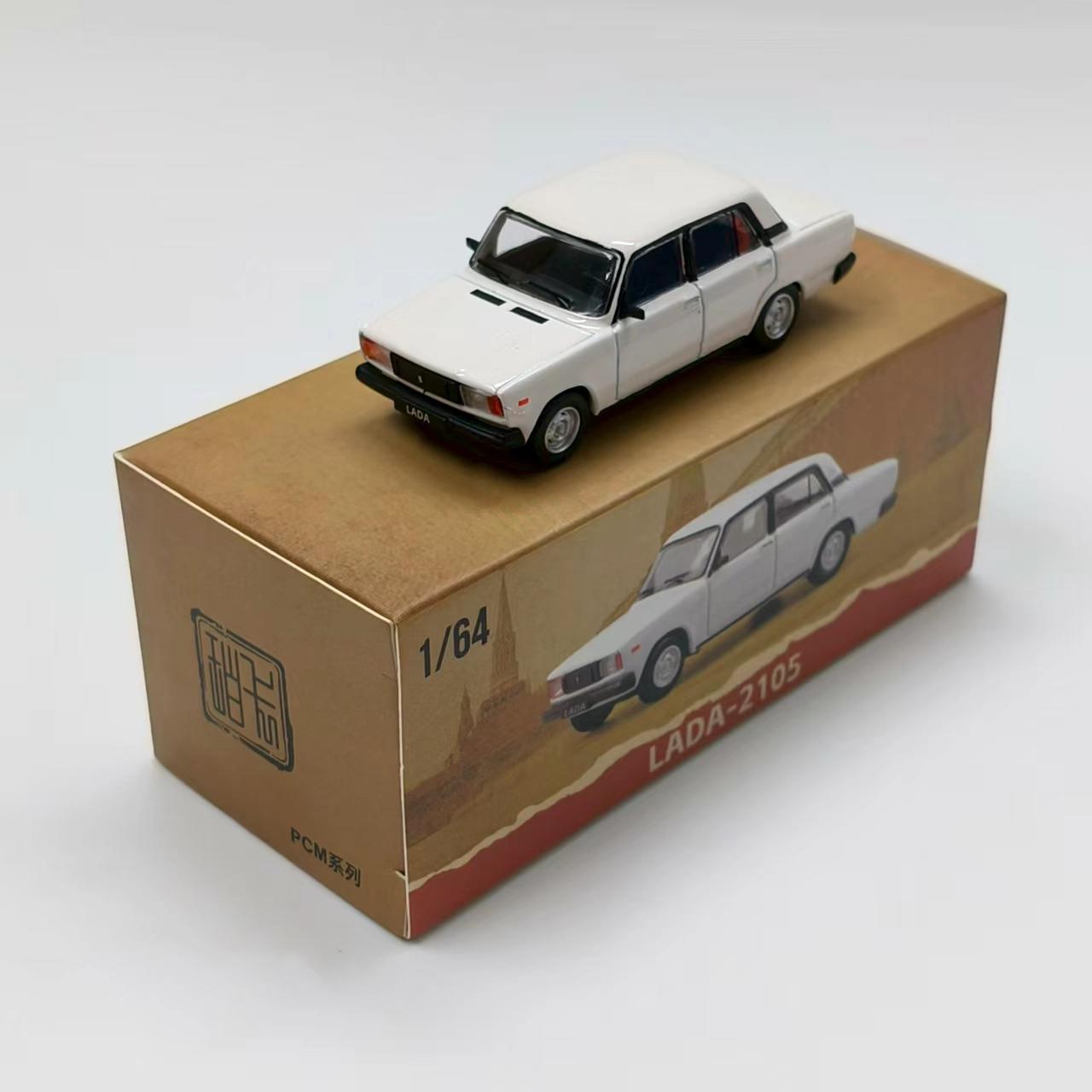 Perka 1:64 Russische Lada 2105 Leichtmetall-Autos Druckguss & Spielzeugfahrzeuge Automodell Miniatur-Maßstabsmodellauto Für Kinder