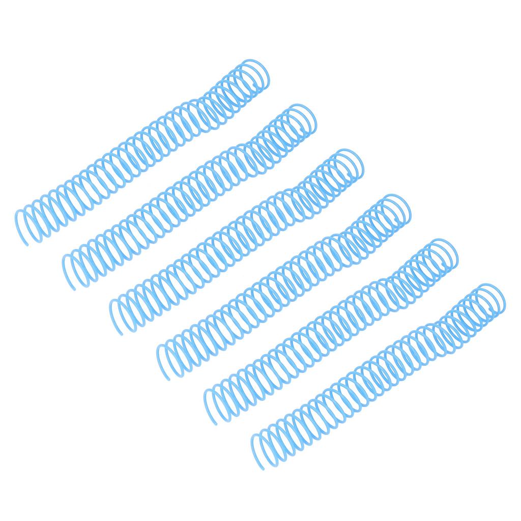 10Pcs Spiral Binding Coil Large Capacity Spine Comb 31mm Inner Diameter 30 Holes Set Kit