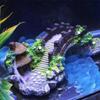 Artificial Rockery and Bridge Decoration Set for Fish Tank