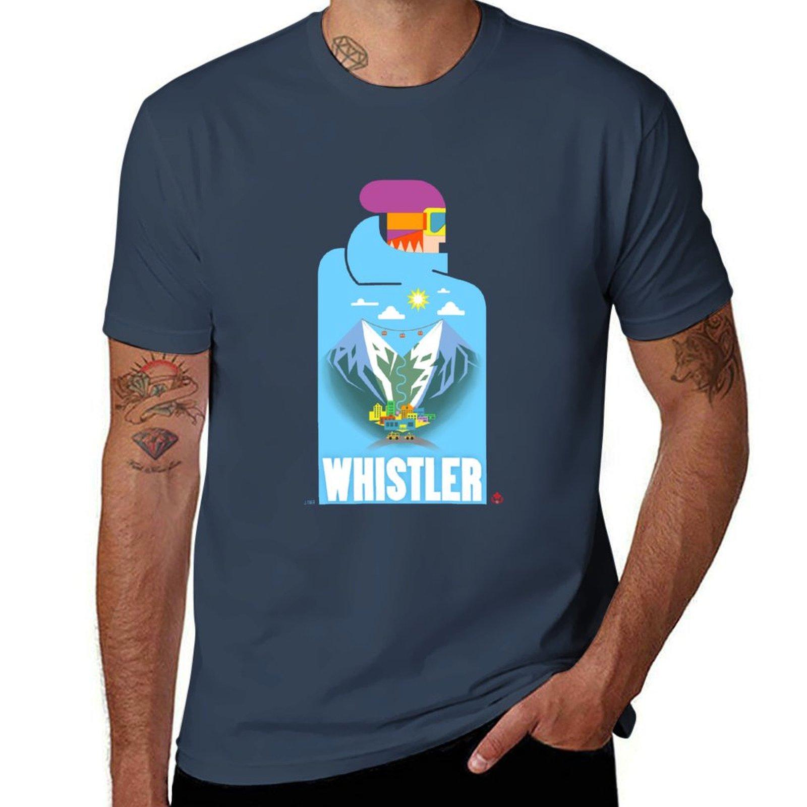 Blue Bird Village Whistler Shirt TShirt Basic Lightweight Short Sleeve Tee S