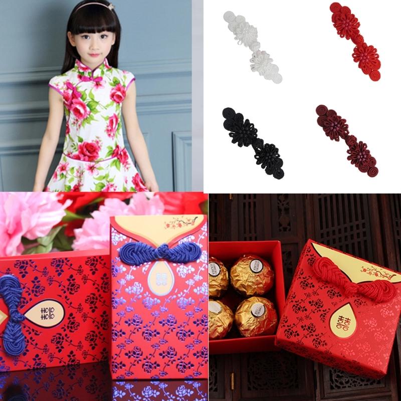Chinese Traditional Button Sewing Crafted Frog Buttons Sew On for DIY Handcraft Cheongsam Embellishment