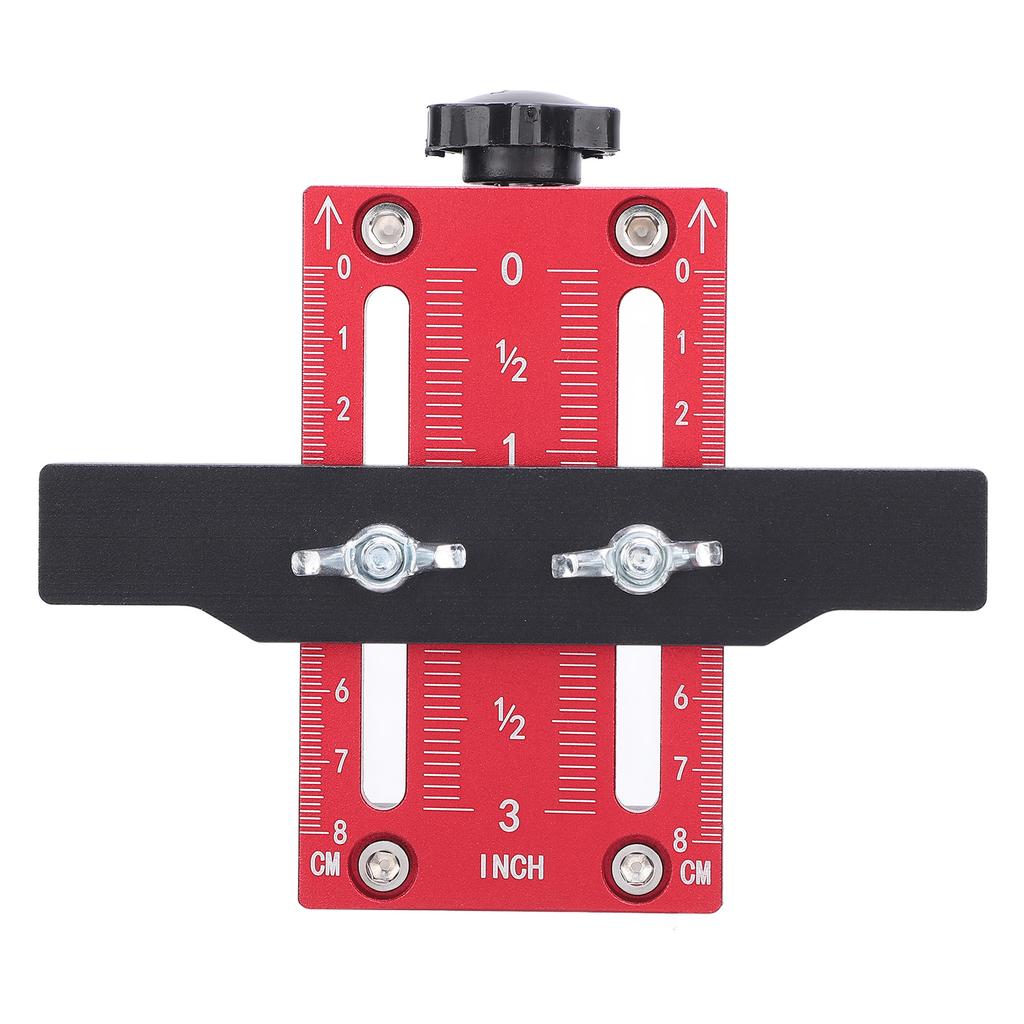 Cabinet Door Installation Positioner Adjustable Height 10 60mm Clamping Aluminum Alloy Cabinet Door Mounting Jig