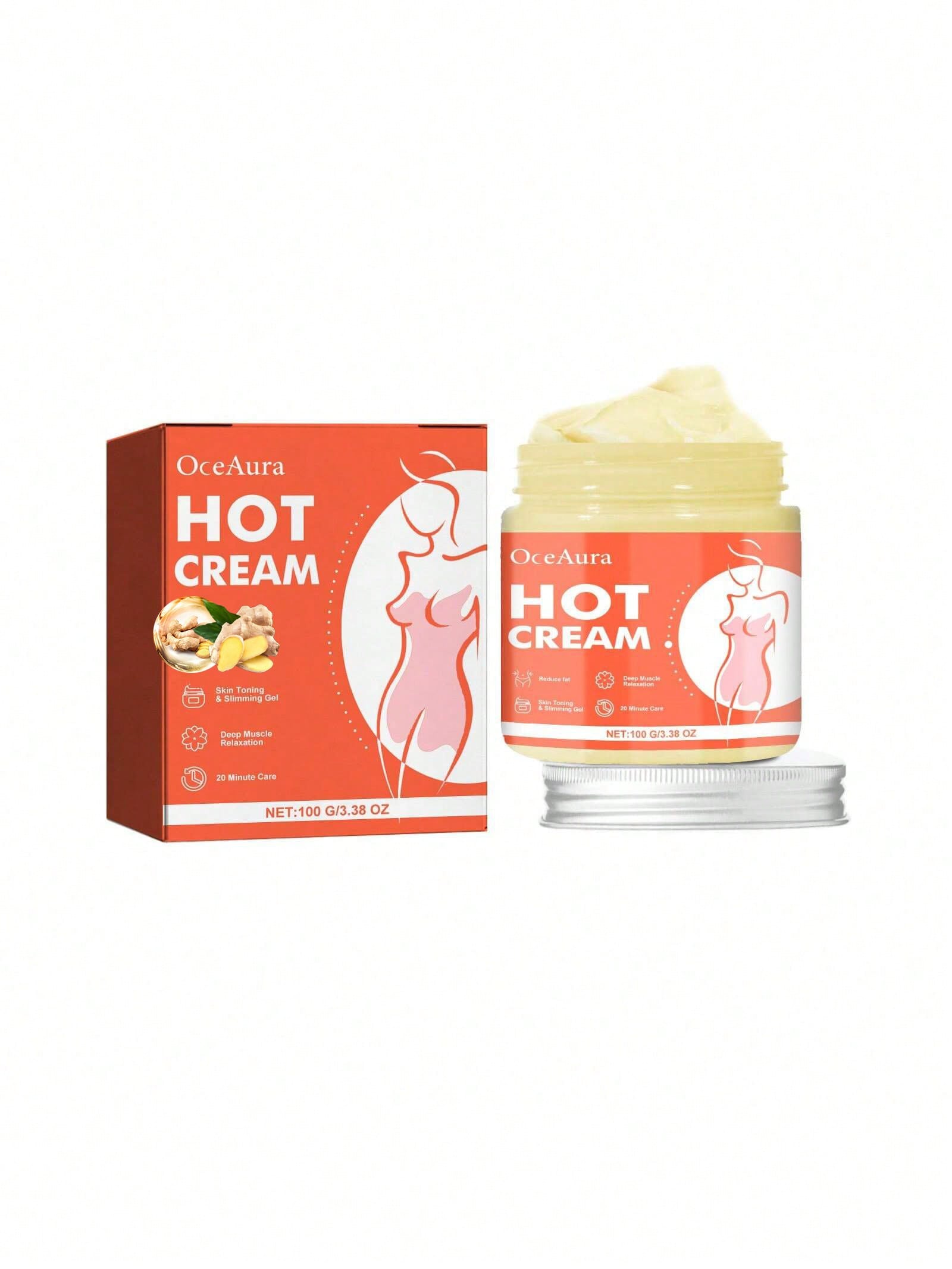 

Body care cream heat burning fat cream moisturizes tightens body nourishes skin enhances elasticity firming slimming 100g