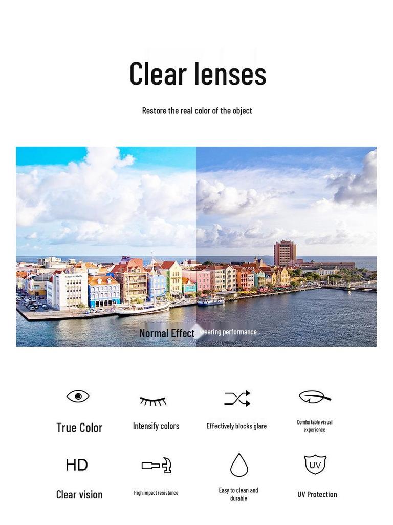 High-End Lightweight Folding Sunglasses with UV Protection for Men and Women - Perfect for Driving and Outdoor Activities