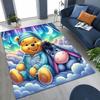 27 Style Cute Winnie Pooh Bear Cartoon Rug for Bedroom Living Room Sofa Home Doormat Decor, Large Kids Play Non-slip Floor Mat