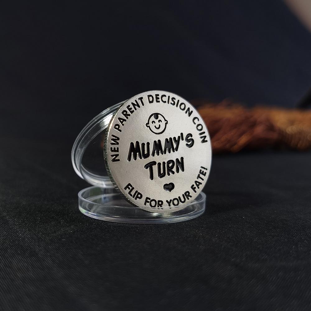 Children's Challenge Coins, Parental Decision Coins, Fun Game Coins, Metal Commemorative Coins, Creative Gifts, Toys, Tooth Fairy Coins