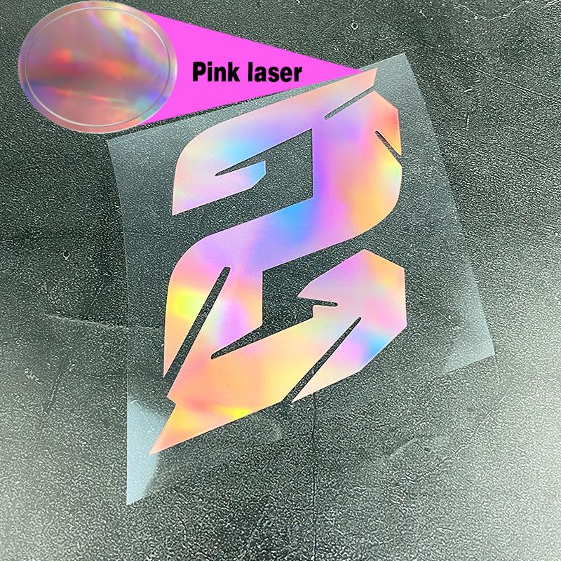 

1PC 0to9 Pink Laser Number Motorcycle Stickers Waterproof for DIY Motorbike Helmet Box Fuel Tank Fairing Universal Vinyl Decals High 5cm