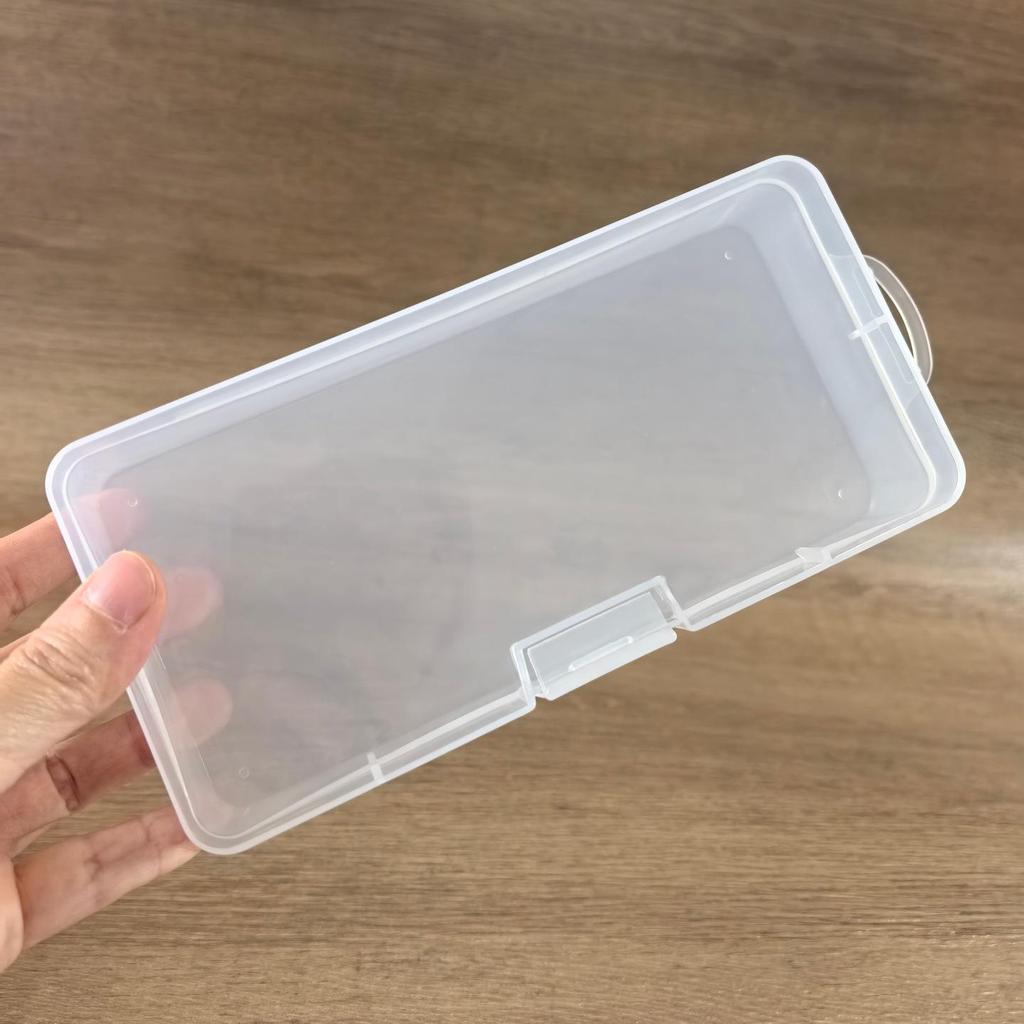 18.8*8cm Plastic Buckle Box for Stationery, Toys, Phone Accessories, Markers, and Crayons