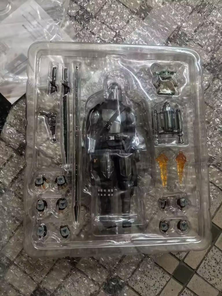 Ko Mafex 256 Plating Edition Mandalorian Glogu 6-Inch Action Figure Gk Pvc Collection Model Doll Toy Decoration Statue Gifts Toy