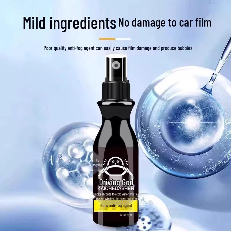 Long-lasting Anti-fog Rainproof Spray for Car Windshields, Windows, and Mirrors