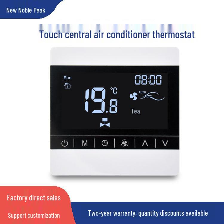 

Wi-Fi Термостат для центрального кондиционера с дистанционным управлением через приложение Tuya