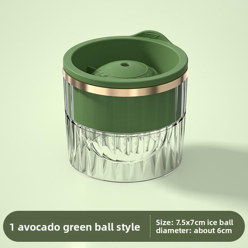 

Легкая роскошь Виски Круглый Быстрая заморозка Легкое извлечение Домашний Пищевой класс Отделение для приготовления льда single ball 1PC зелёный