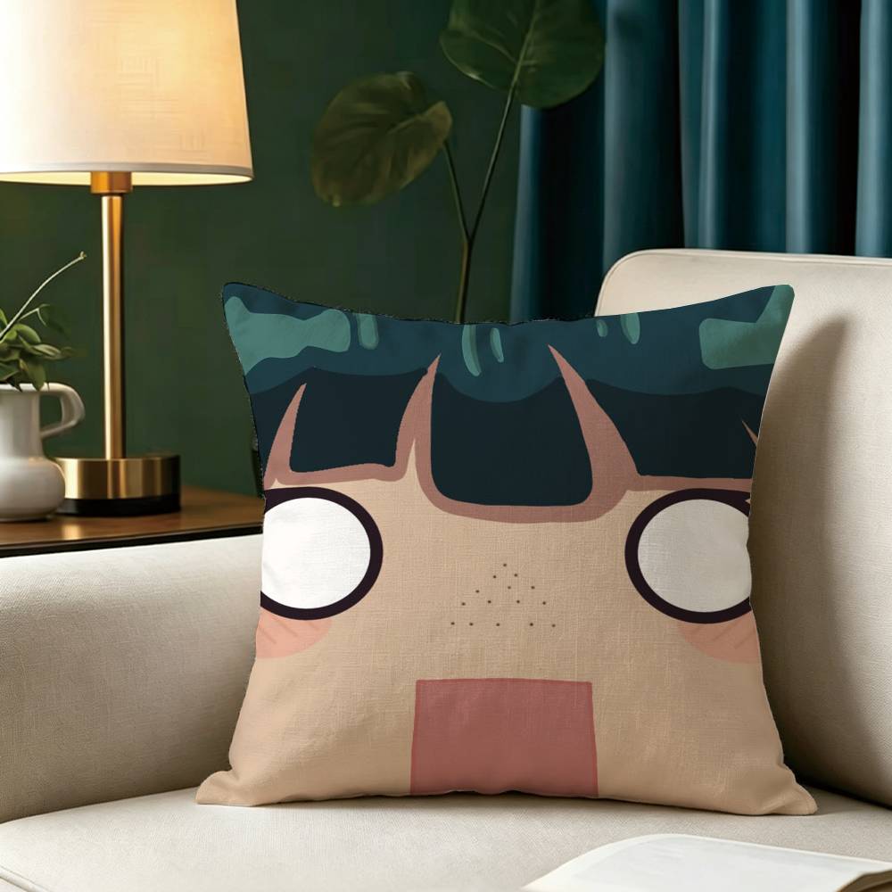 The Apothecary Diaries Maomao Square Double-Sided printed Pillow Case Bedroom Bedside Pillow Sofa Cushion Cover