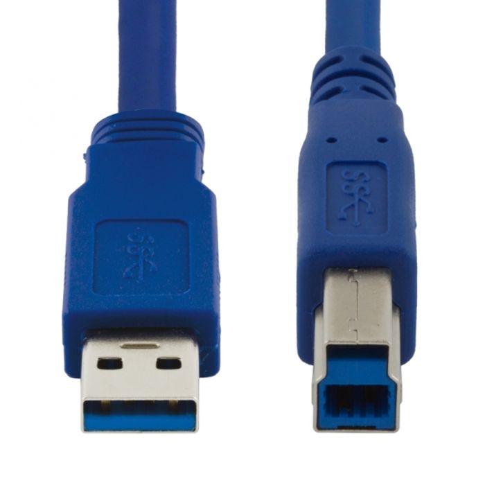 TECHLY - Techly ICOC U3-AB-20 BL CABLE USB 3.0 A mâle / B mâle 2 M BLEU