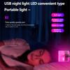 Led Interior lights USB mini flashlight Interior ambient lighting Decorative lamp Indoor lighting flashlight rgb Gradient color
