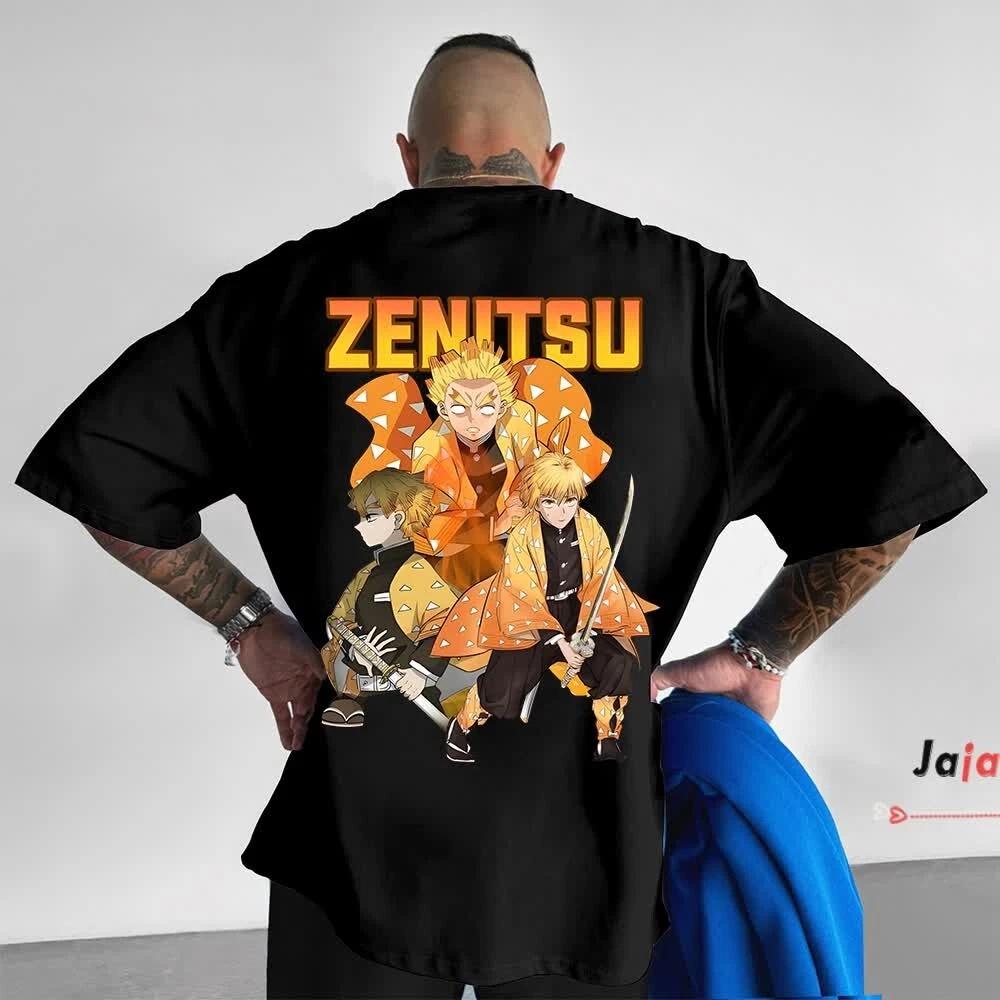 

Demon Slayer Zenitsu Anime Manga T-Shirt Tee Costumes Polyester Unisex M