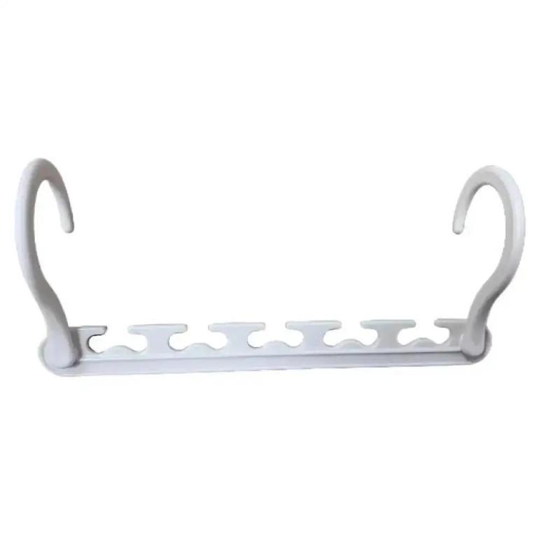 Foldable Magic Hanger Multi-function Five-hole Connection Hook ABS Plastic Rotary Storage Hanger Coat Hanger Hangers