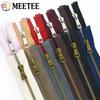 2Pcs 5# Sewing Metal Zippers 40/50/60/70/80cm Open-End Zipper Jacket Coat Auto Lock Zip Repair Kit DIY Bag Garment Accessories
