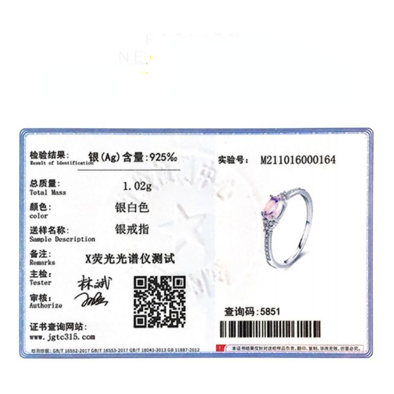 Tancise Classic 925 Sterling Silver Zircon Ring Ladies Jewelry Wedding Promise Party Gift