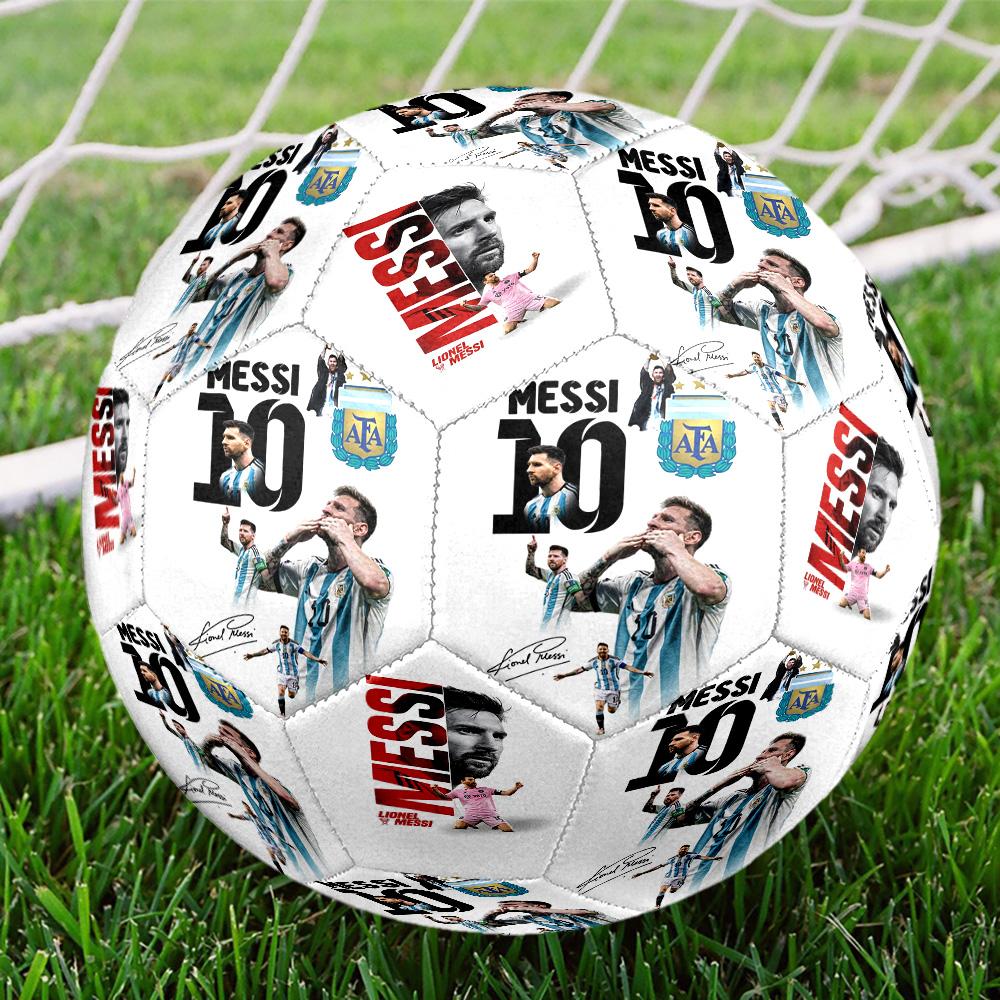 Messi 10 Number Argentina Soccer Champion Size 5 Soccer Ball Machinestitched Indooroutdoor Training And Matches Unique Gift For Soccer Lovers