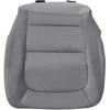Capa de Tecido para Assento Inferior do Motorista, Capa de Assento Lateral do Motorista de Substituição Cinza Cinza Escuro Compatível com Chevy Colorado LT/com GMC Canyon SLT 2015-2022
