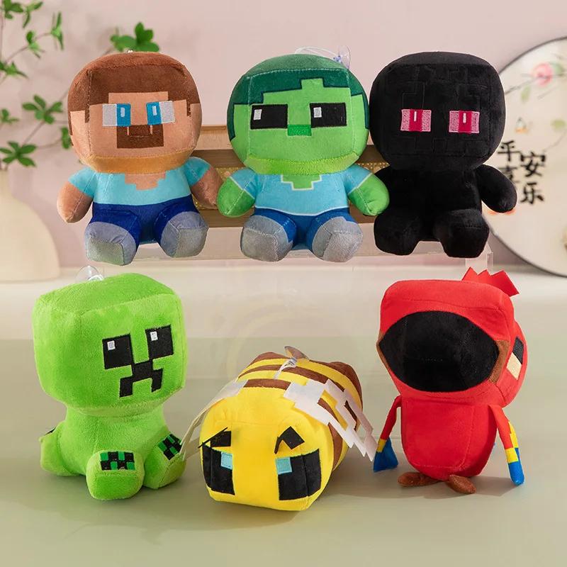 New 20cm Minecraft Plush Toy Creeper Stitch JJ Monster Doll Claw Machine Plush Doll Boy Birthday Gift Christmas Gift