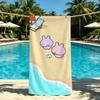 A-ASAMIMICHAN Towel For Outdoor Camping Cute Beach Towel Super Absorbent Quick-Drying Summer Towel