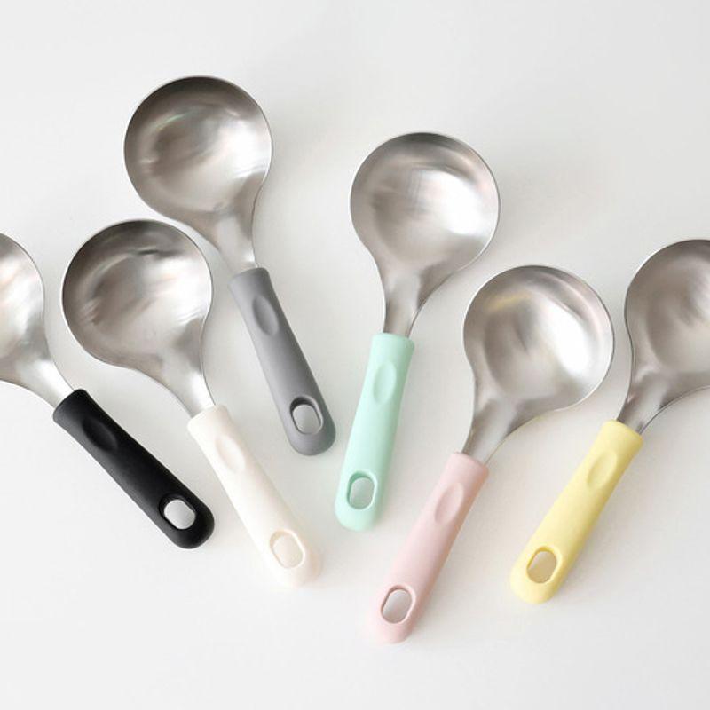 Kamomekitchen Silicone Handle Serving Spoon Mini Ladle 6 Colors