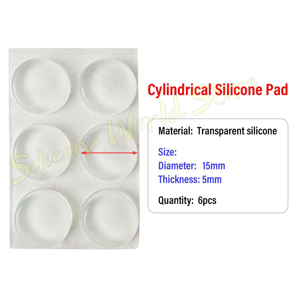 SW Self Adhesive Silicone Anti Collision Pad Anti Slip Sponge Mat Door Stopper Damper Buffer Soundproofing Furniture Pad Cushion